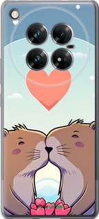Силиконовый чехол Капибара любовь для Infinix Zero 40 5G - 6027u-3822 изображение 