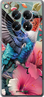 Силиконовый чехол Сказочная колибри для Infinix Zero 40 5G - 6051u-3822 изображение 