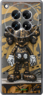 Силиконовый чехол Bronze kaws для Infinix Zero 40 5G - 6097u-3822 изображение 