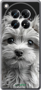 Силиконовый чехол Мальтипу на чорном фоне для Infinix Zero 40 5G - 6156u-3822 изображение 