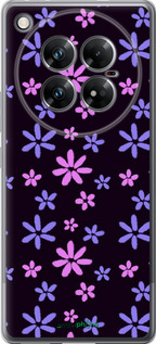 Силіконовий чехол з квітами для Infinix Zero 40 5G - 6258u-3822 изображение 