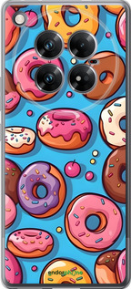 Силиконовый чехол Пончики для Infinix Zero 40 5G - 6318u-3822 изображение 