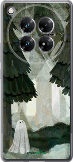 Силиконовый чехол С изображением соснового леса и привидения для Infinix Zero 40 5G - 6420u-3822 изображение 
