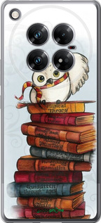 Силиконовый чехол Сова и книги для Infinix Zero 40 5G - 6436u-3822 изображение 