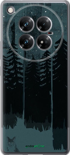 Силиконовый чехол Лиса и ночной лес для Infinix Zero 40 5G - 6481u-3822 изображение 