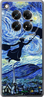 Силиконовый чехол С изображением Мэри Поппинс «Звездная ночь» для Infinix Zero 40 5G - 6487u-3822 изображение 