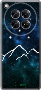 Силіконовий чехол Гори та зірки намальовані на тлі галактики для Infinix Zero 40 5G - 6490u-3822 изображение 