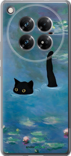 Силиконовый чехол С изображением кота и водяной лилии Monet для Infinix Zero 40 5G - 6519u-3822 изображение 