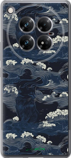 Силиконовый чехол Морская тематика в стиле арт-деко для Infinix Zero 40 5G - 6520u-3822 изображение 