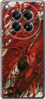 Силиконовый чехол Абстрактная композиция в красных тонах для Infinix Zero 40 5G - 6541u-3822 изображение 