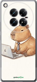 Силиконовый чехол 'Funny Capybara CEO Working' для Infinix Zero 40 5G изображение 1