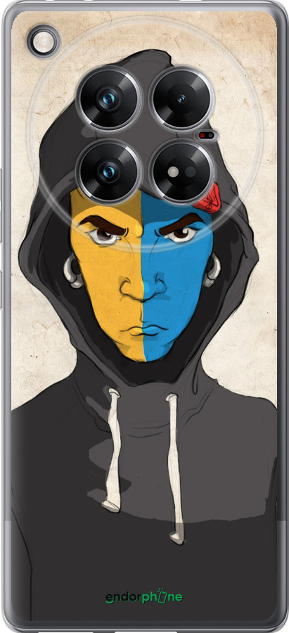 Силиконовый чехол Злой подросток для Infinix Zero 40 5G - 1053u-3822 изображение 