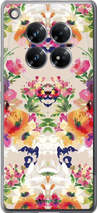 Силиконовый чехол Цветочный узор для Infinix Zero 40 5G - 1083u-3822 изображение 
