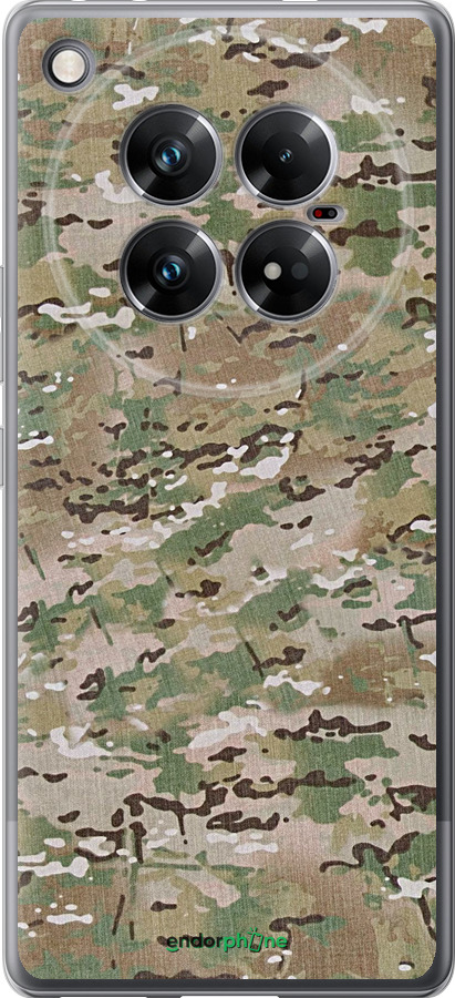 Силиконовый чехол Камуфляж v5 для Infinix Zero 40 5G - 1201u-3822 изображение 