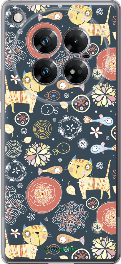 Силіконовий чехол Кошенята v4 для Infinix Zero 40 5G - 1224u-3822 изображение 