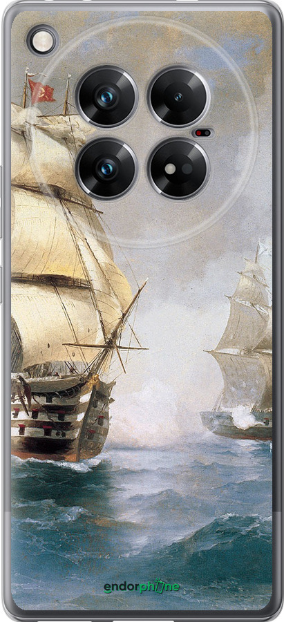 Силиконовый чехол Айвазовский. Корабли для Infinix Zero 40 5G - 160u-3822 изображение 