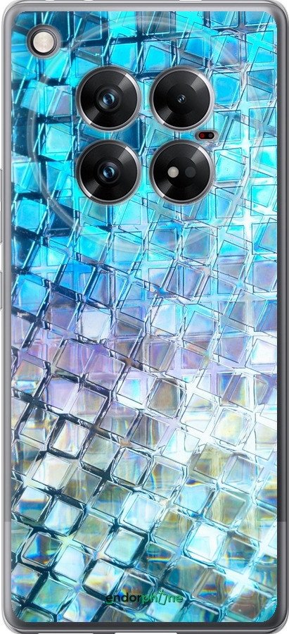 Силиконовый чехол Переливающаяся чешуя для Infinix Zero 40 5G - 227u-3822 изображение 