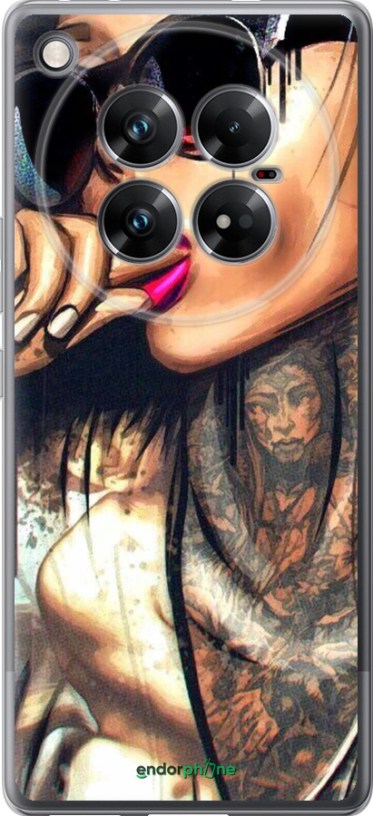 Силіконовий чехол Дівчина в тату для Infinix Zero 40 5G - 4001u-3822 изображение 