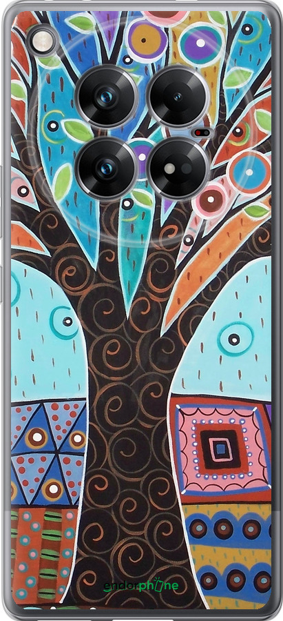 Силиконовый чехол Арт-дерево для Infinix Zero 40 5G - 4008u-3822 изображение 