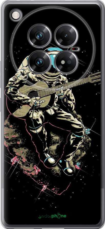 Силиконовый чехол Космонавт с гиратой для Infinix Zero 40 5G - 4138u-3822 изображение 