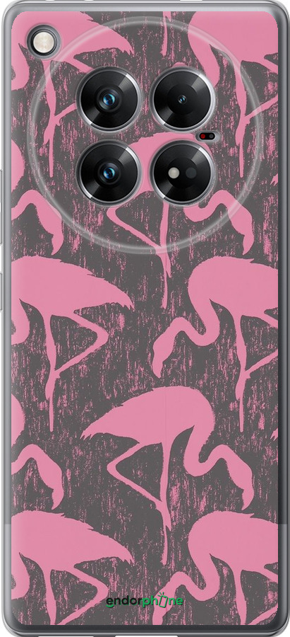 Силиконовый чехол Vintage-Flamingos для Infinix Zero 40 5G - 4171u-3822 изображение 