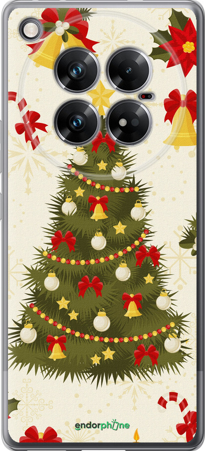 Силиконовый чехол Новогодняя елка для Infinix Zero 40 5G - 4198u-3822 изображение 
