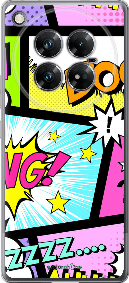 Силиконовый чехол Комикс 1 для Infinix Zero 40 5G - 4407u-3822 изображение 