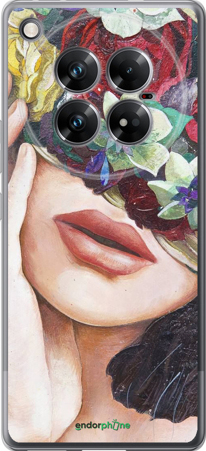 Силиконовый чехол Head Flower для Infinix Zero 40 5G - 4460u-3822 изображение 