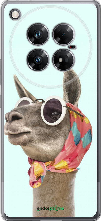 Силіконовий чехол Модна лама для Infinix Zero 40 5G - 4479u-3822 изображение 