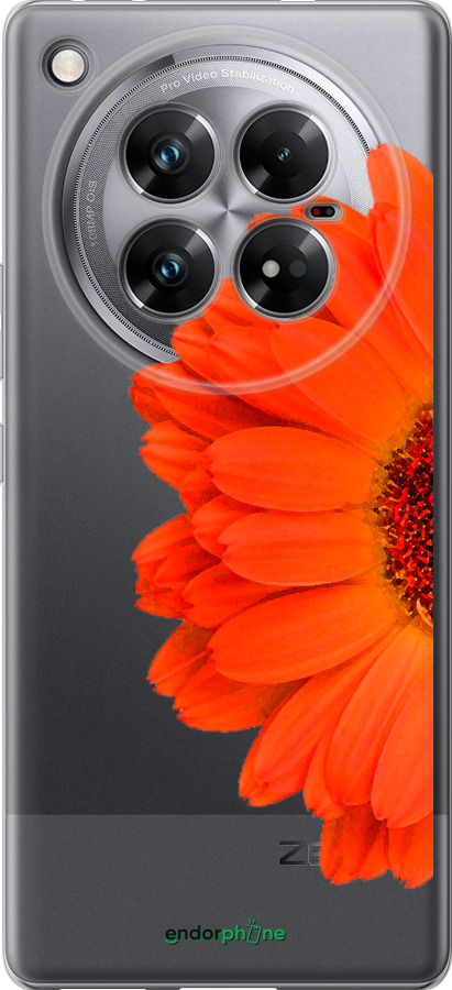 Силиконовый чехол Гербера 1 для Infinix Zero 40 5G - 4534u-3822 изображение 