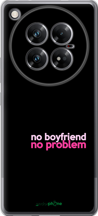 Силиконовый чехол no boyfriend no problem для Infinix Zero 40 5G - 4549u-3822 изображение 