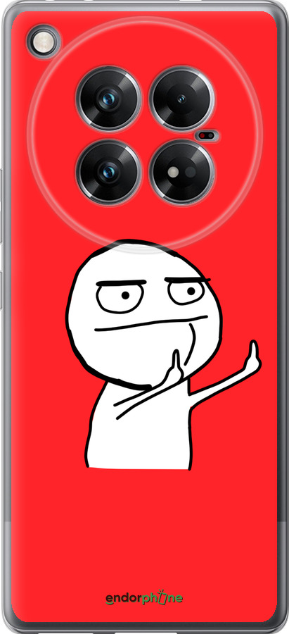 Силиконовый чехол Мем для Infinix Zero 40 5G - 4578u-3822 изображение 