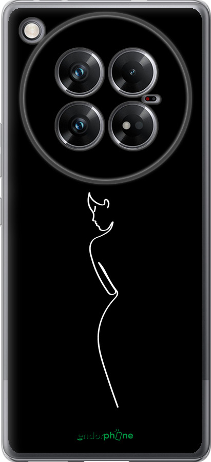 Силиконовый чехол Силуэт1 для Infinix Zero 40 5G - 4590u-3822 изображение 