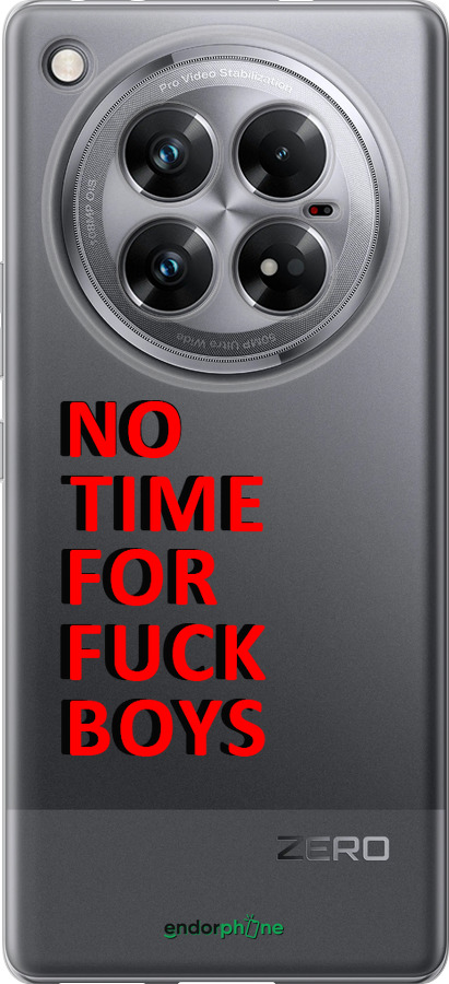 Силіконовий чехол Немає часу для Infinix Zero 40 5G - 4635u-3822 изображение 