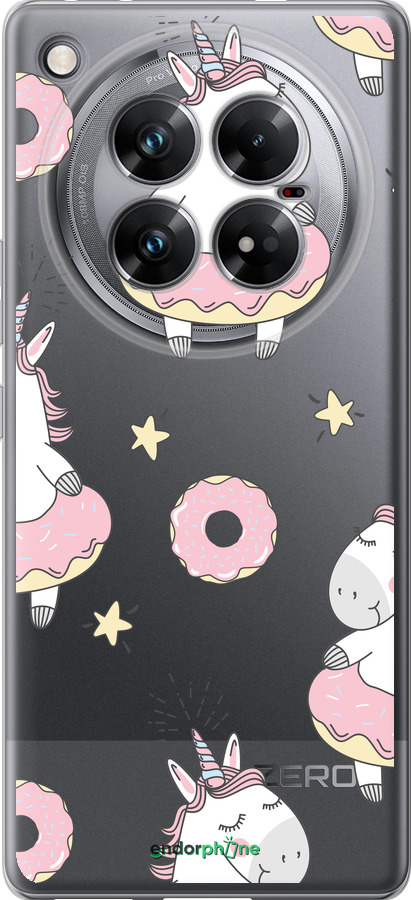 Силіконовий чехол Єдиноріжки для Infinix Zero 40 5G - 4659u-3822 изображение 