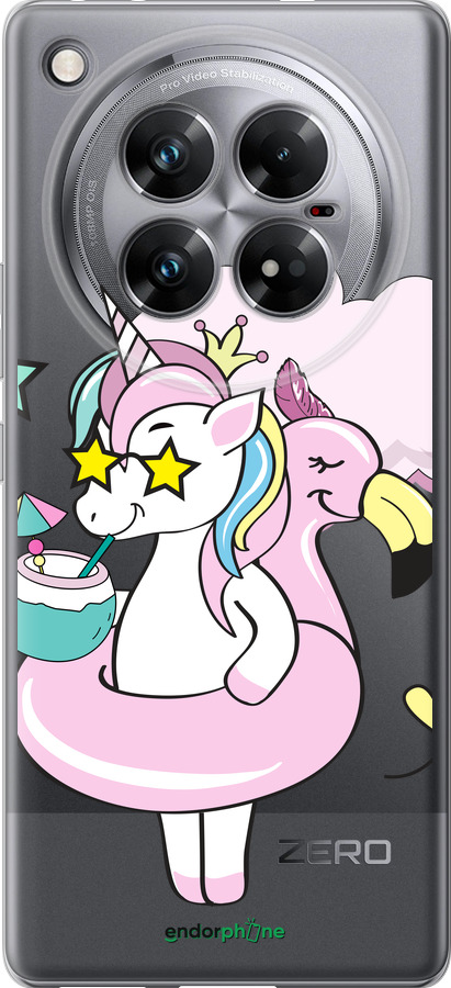 Силіконовий чехол Crown Unicorn для Infinix Zero 40 5G - 4660u-3822 изображение 