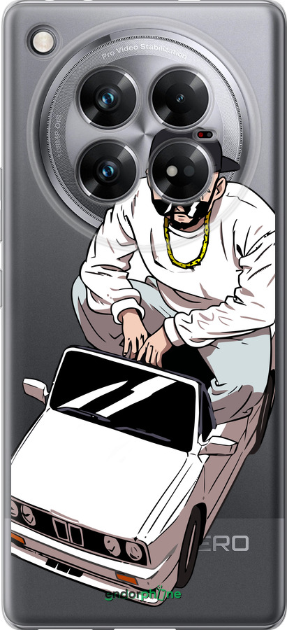 Силіконовий чехол Тачка для Infinix Zero 40 5G - 4663u-3822 изображение 