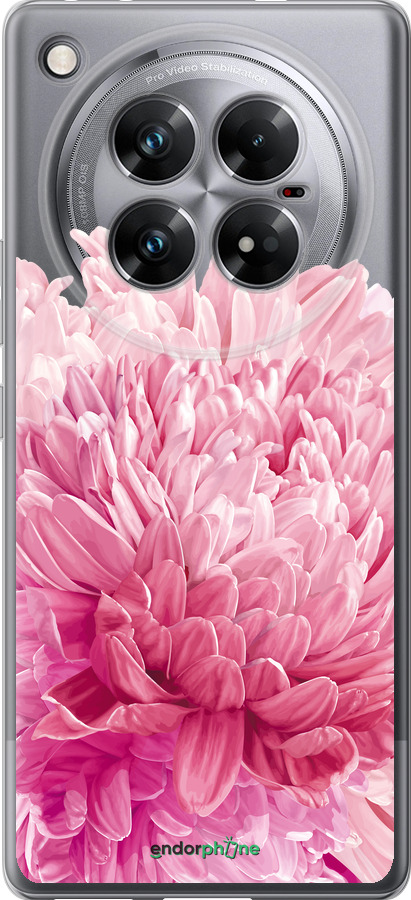 Силиконовый чехол Хризантема для Infinix Zero 40 5G - 4666u-3822 изображение 