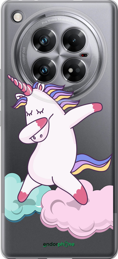 Силіконовий чехол Єдиноріг для Infinix Zero 40 5G - 4702u-3822 изображение 