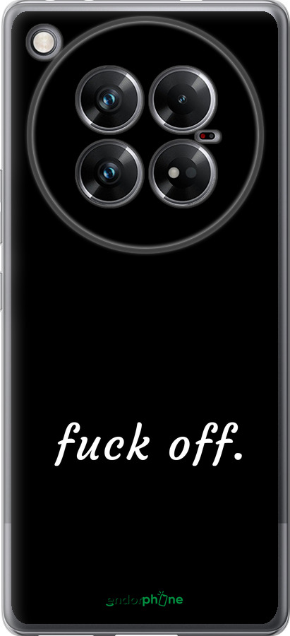 Силиконовый чехол Fuck off для Infinix Zero 40 5G - 4731u-3822 изображение 