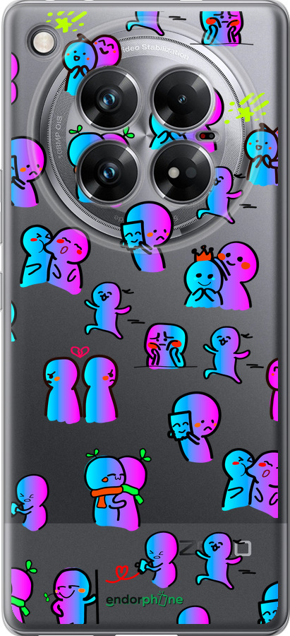 Силіконовий чехол Емоції для Infinix Zero 40 5G - 4736u-3822 изображение 