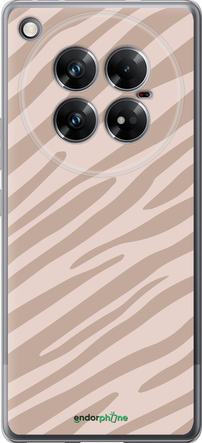 Силиконовый чехол Зебра беж для Infinix Zero 40 5G - 4875u-3822 изображение 