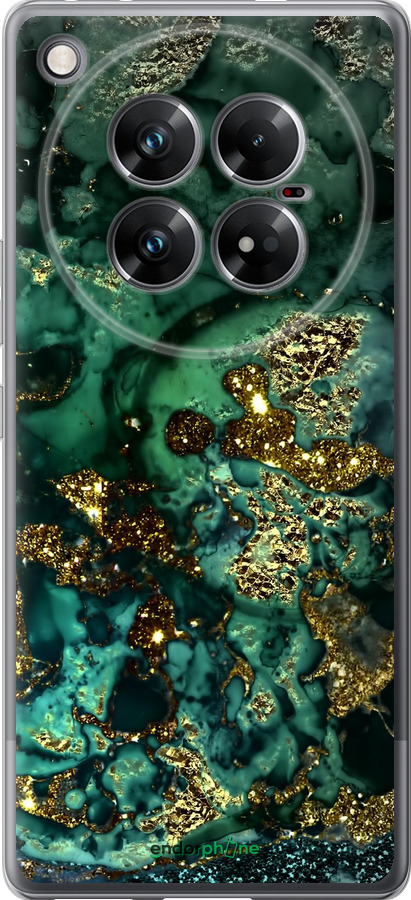 Силиконовый чехол Мрамор золото богатство для Infinix Zero 40 5G - 5419u-3822 изображение 