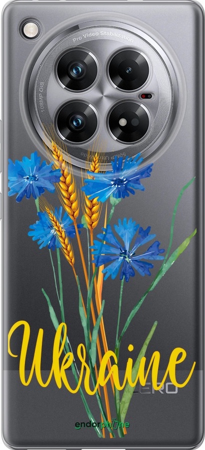 Силиконовый чехол Ukraine v2 для Infinix Zero 40 5G - 5445u-3822 изображение 