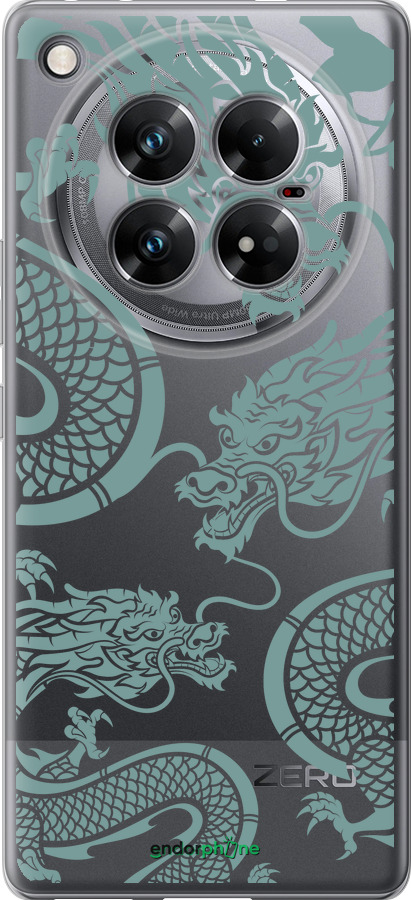 Силиконовый чехол Дракон для Infinix Zero 40 5G - 5476u-3822 изображение 