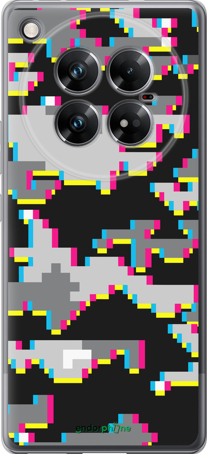 Силиконовый чехол Пиксельный камуфляж для Infinix Zero 40 5G - 5481u-3822 изображение 