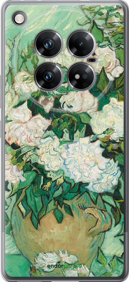 Силиконовый чехол Винсент Ван Гог. Ваза с розами для Infinix Zero 40 5G - 5543u-3822 изображение 