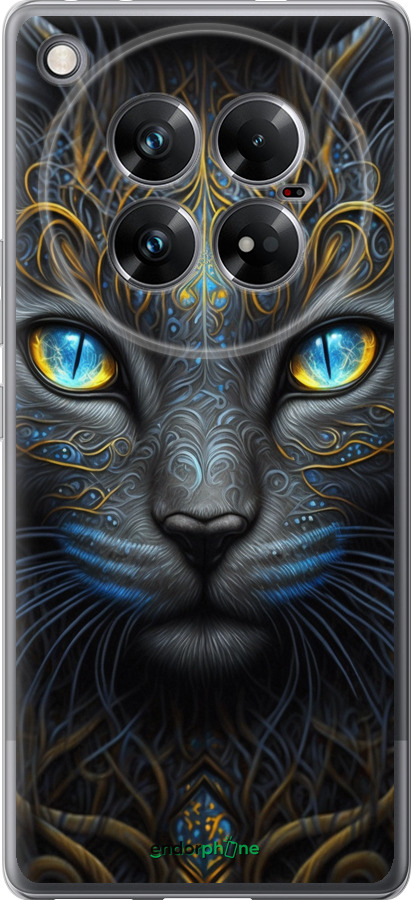 Силіконовий чехол Кішка для Infinix Zero 40 5G - 5548u-3822 изображение 