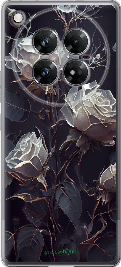 Силиконовый чехол Розы 2 для Infinix Zero 40 5G - 5550u-3822 изображение 