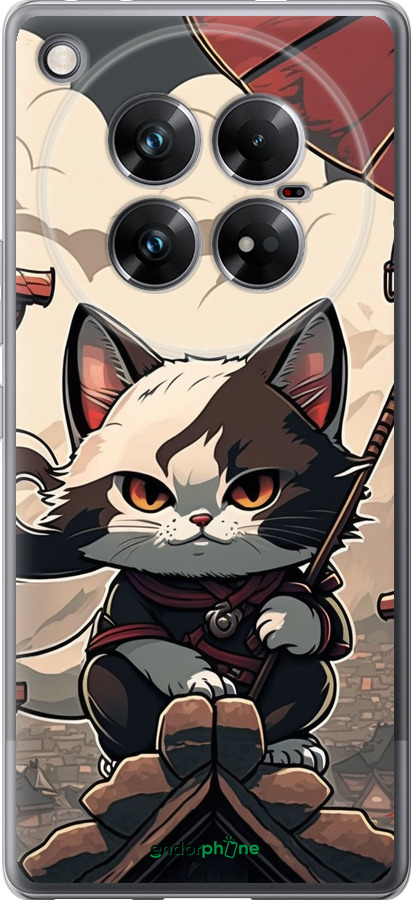 Силиконовый чехол Япония - кот на крыше для Infinix Zero 40 5G - 5582u-3822 изображение 